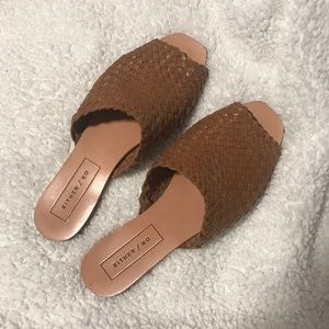 Anthropologie leather sandals